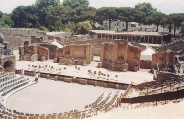 pompei,  teatr
